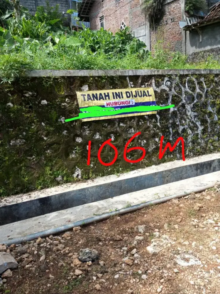 TANAH 106 m² SHM di JJLS Jetis Saptosari Gunung Kidul - Istimewa NEGO