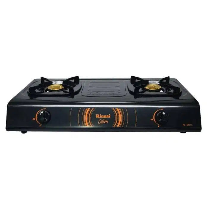 RINNAI Kompor Gas 2 Tungku RI-522C - Hitam