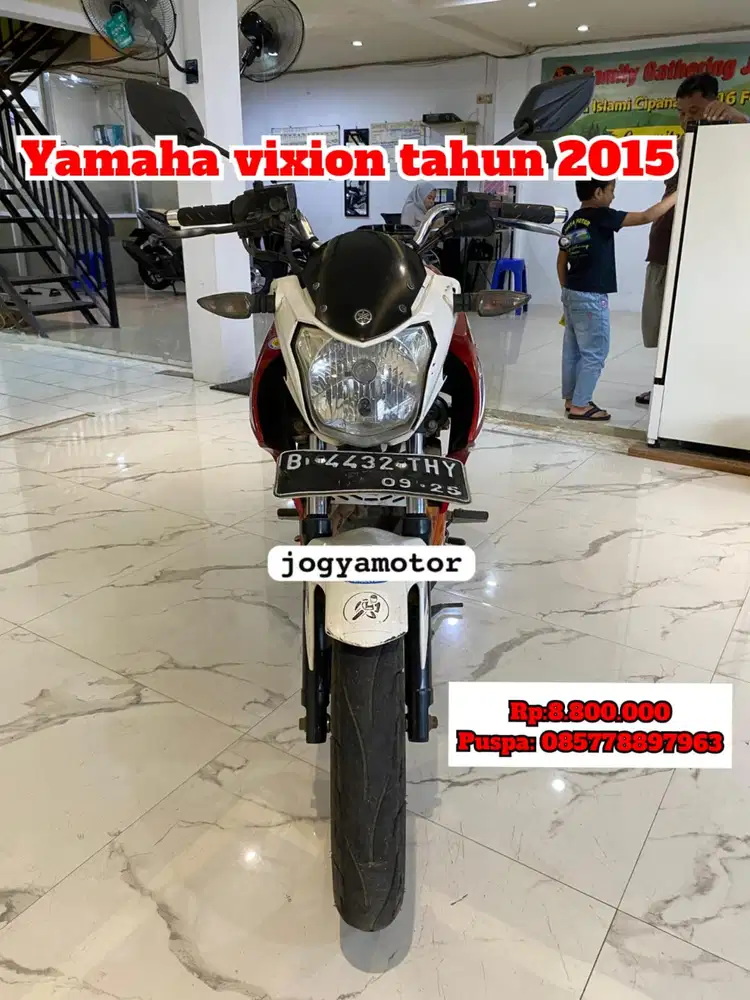 (B) Yamaha vixion tahun 2015