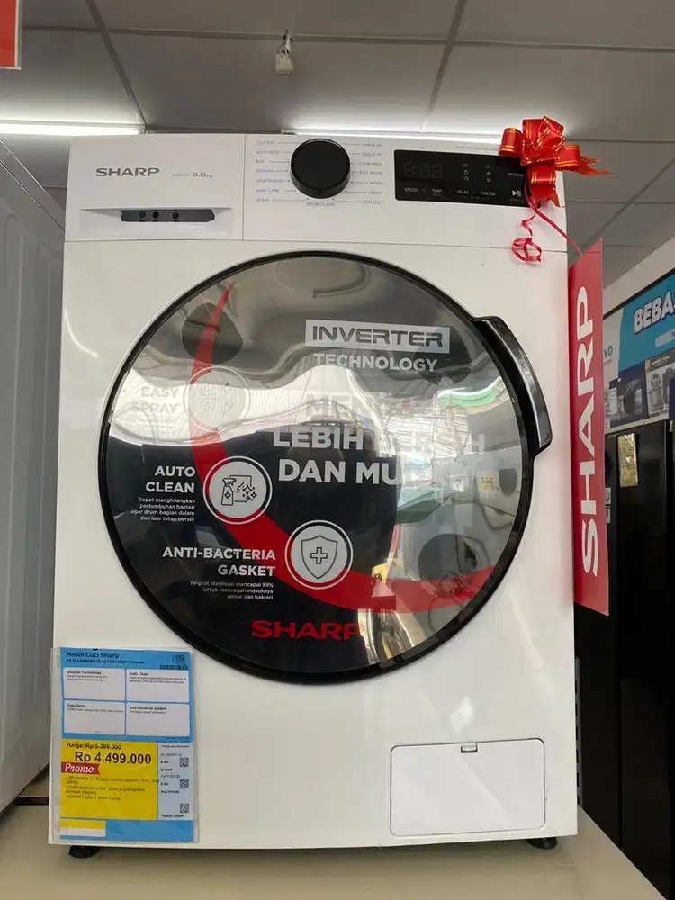 Bisa cicilan mesin cuci Sharp 8 kg promo cicilan Bunga 0%