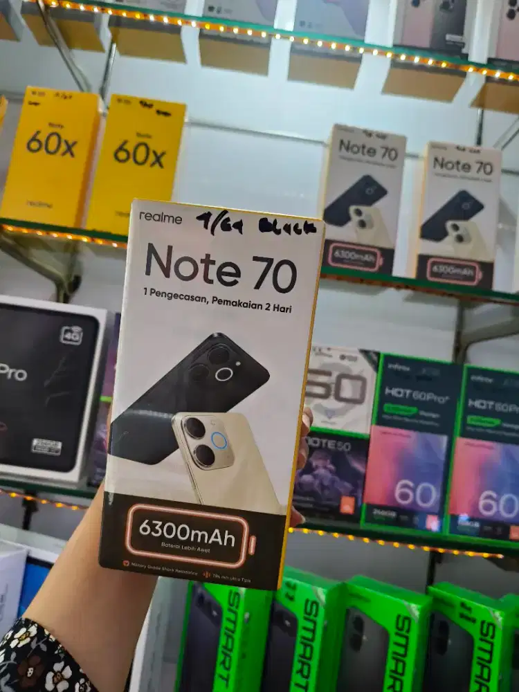 REALME NOTE 70 4/64 BARU SEGEL GARANSI RESMI