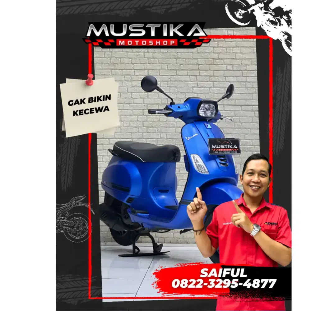 Perfect Condition!!Vespa S 125 Led 2021 Udh Led  Plat Jatim-Mustika
