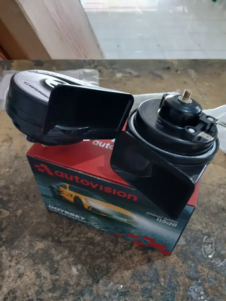 Klakson mobil autovision odyssey dan relay,harga siap pasang