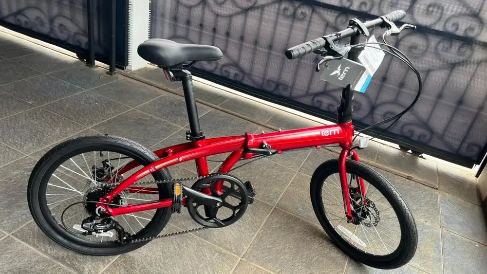 [BARU] TERN LINK B8 - Sepeda Lipat RED, SHIMANO 8sp, TEKTRO Disc Brake
