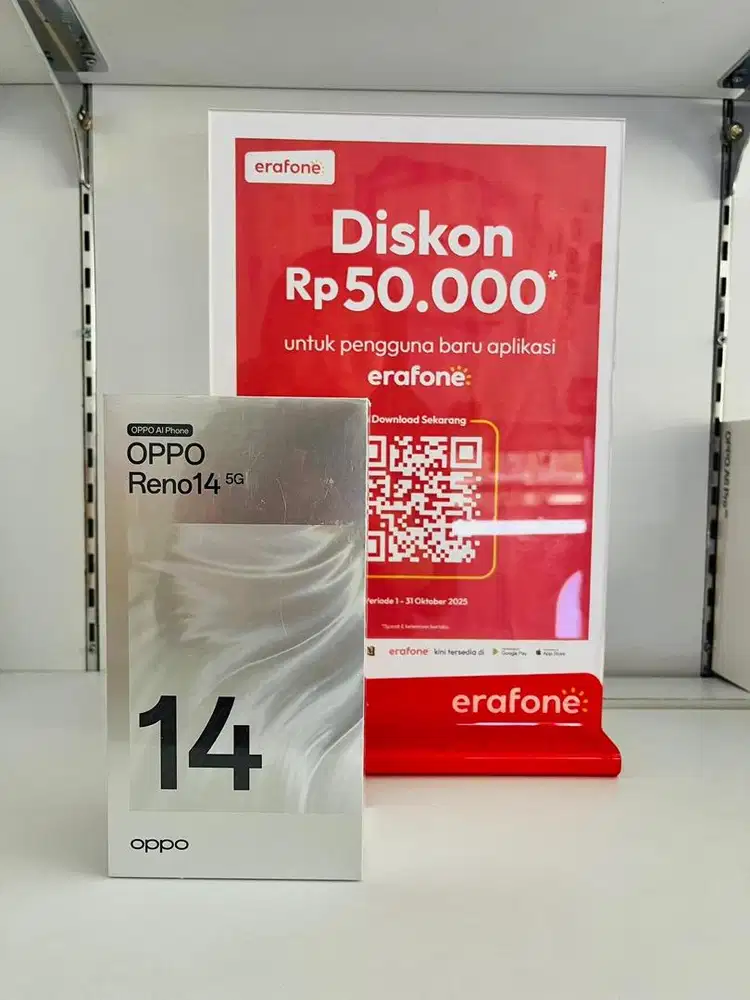 OPPO RENO 14 5 G (256GB) Bisa Kredit cukup ktp