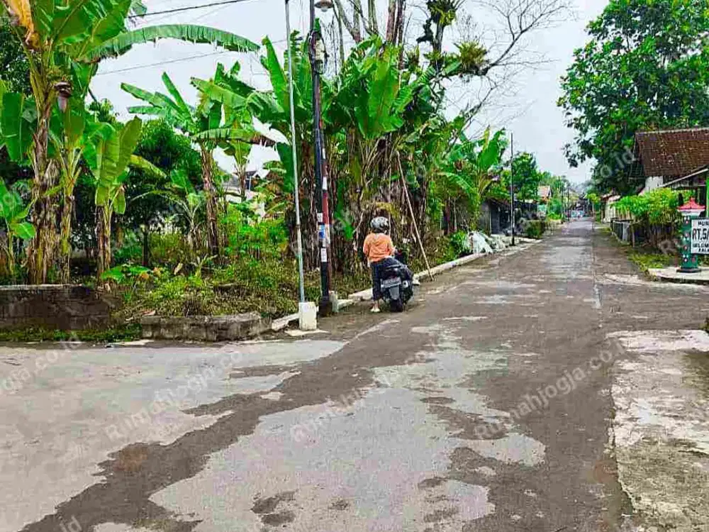 tanah pekarangan lokasi selomartani dekat candi Prambanan