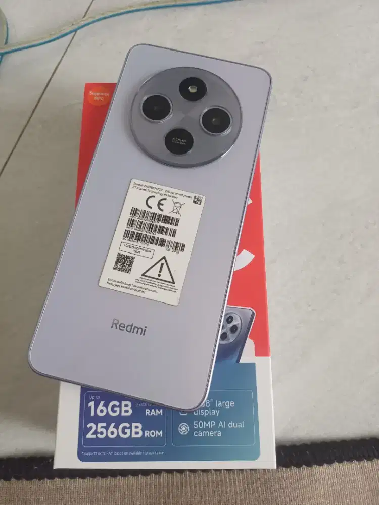 Redmi 14c 8+8gb/256gb katek minus lengkap galo