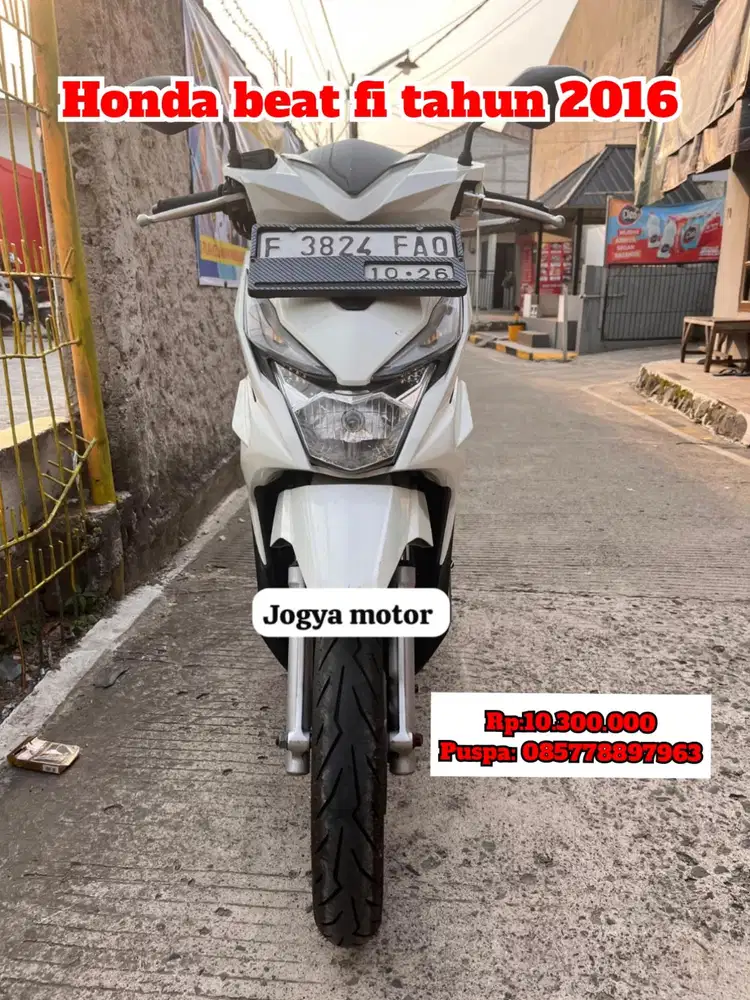 (B) honda beat cbs fi 2016 cash credit