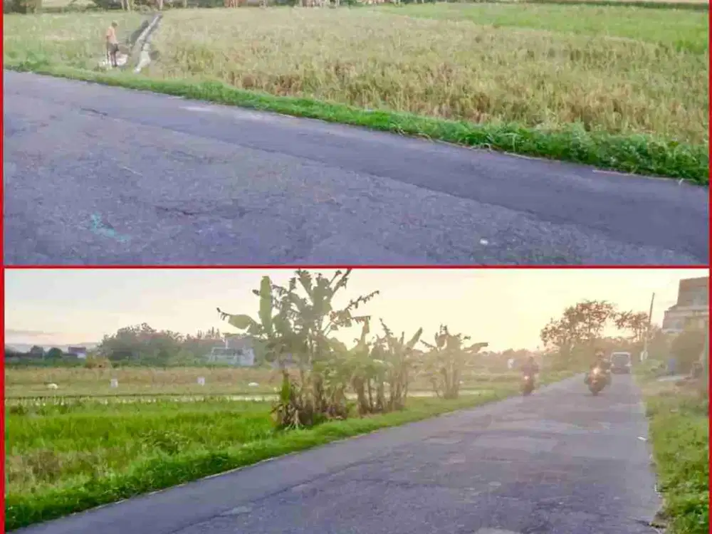 tanah pinggir jalan utama tamanmartani kalasan sleman