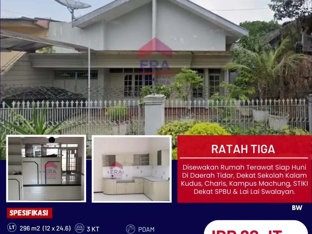 Disewakan Rumah Di Daerah Tidar Bawah, Dekat Sekolah Kalam Kudus