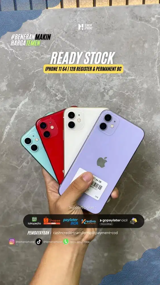 IPhone 11 128gb Like New Bergaransi