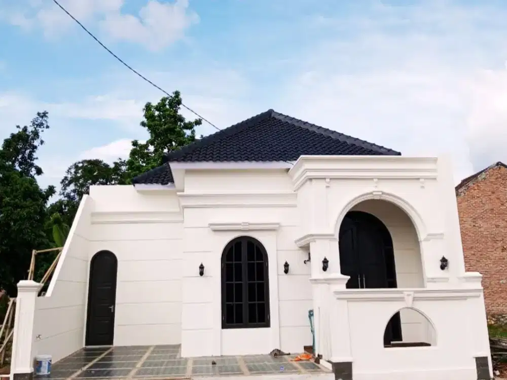 MEWAH!! SATU-SATUNYA RUMAH BERAGAYA KLASIK EROPA DI RAJABASA LAMPUNG