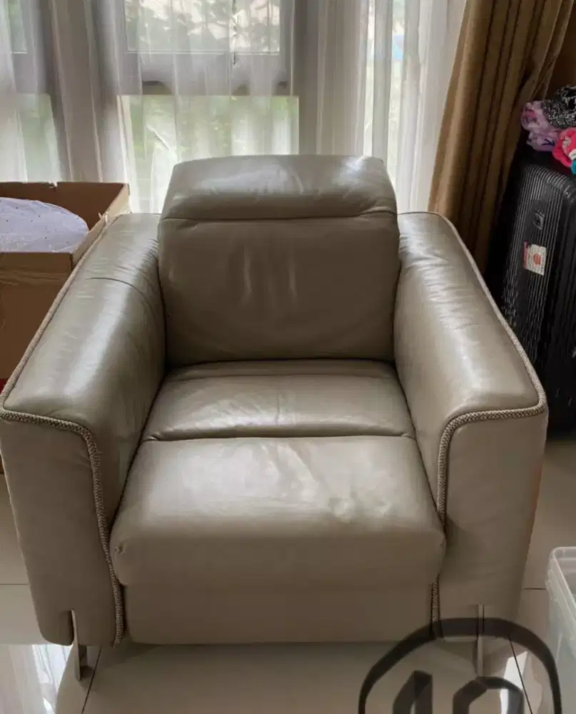 Istimewa Sofa Reclining Electric Kulit Import Cherish headrest recline