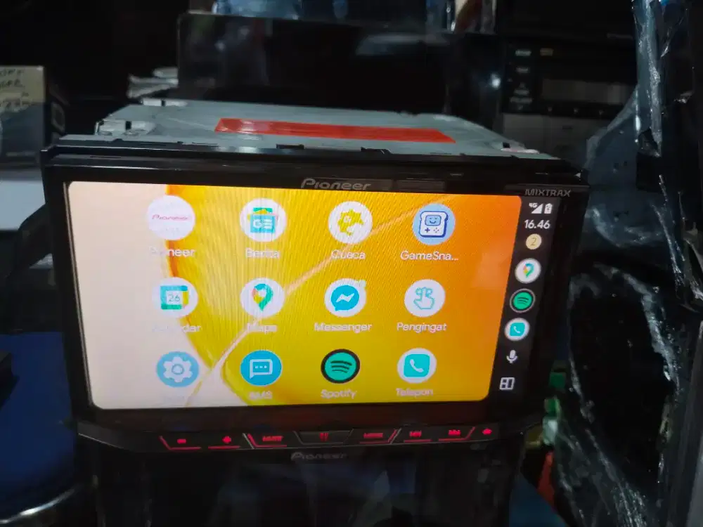 Double Din Pioneer AVH-X8850BT Support Carplay Dan Android Auto