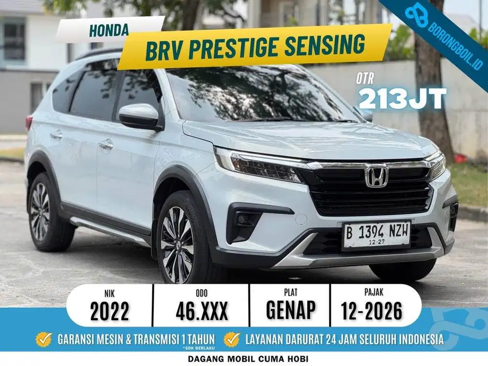 Honda BRV Prestige Sensing AT Putih 2022