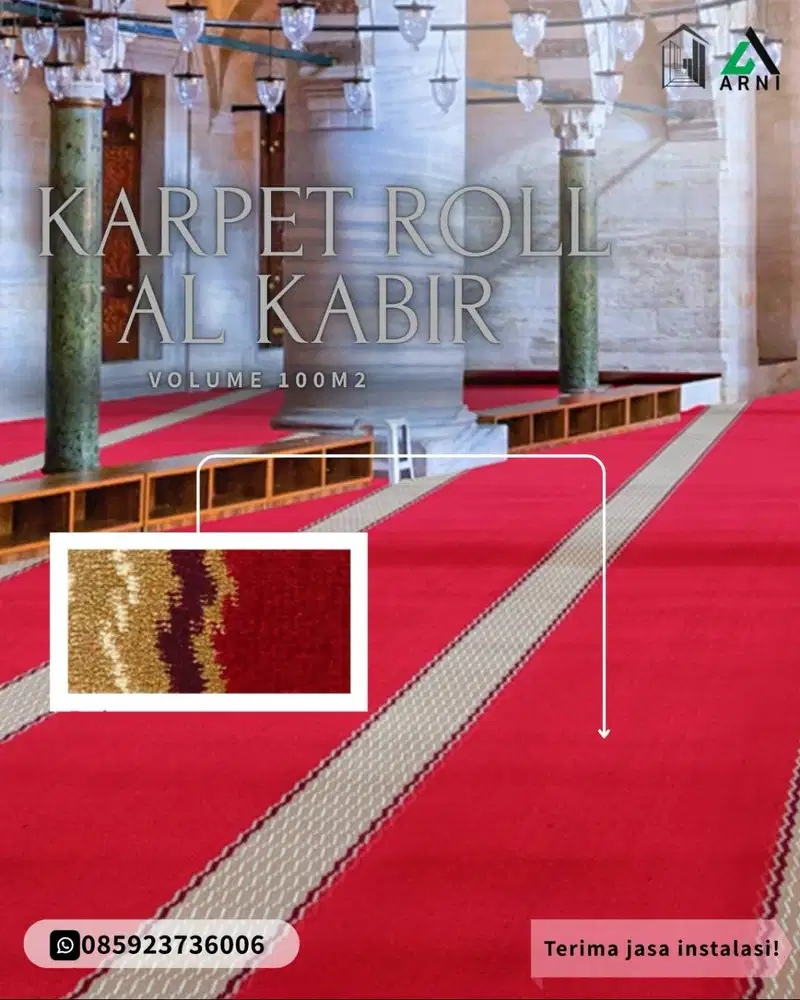 KARPET ROLL MASJID | KARPER AL KABIR