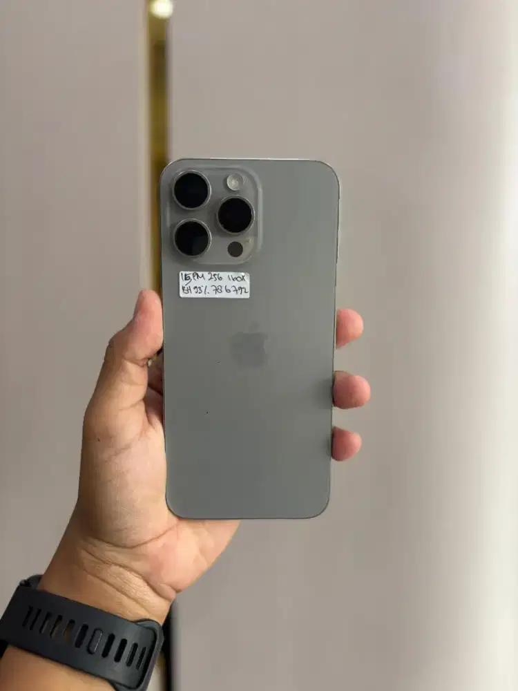 Iphone 15 ProMax 256Gb Second Ibox Hp Toko