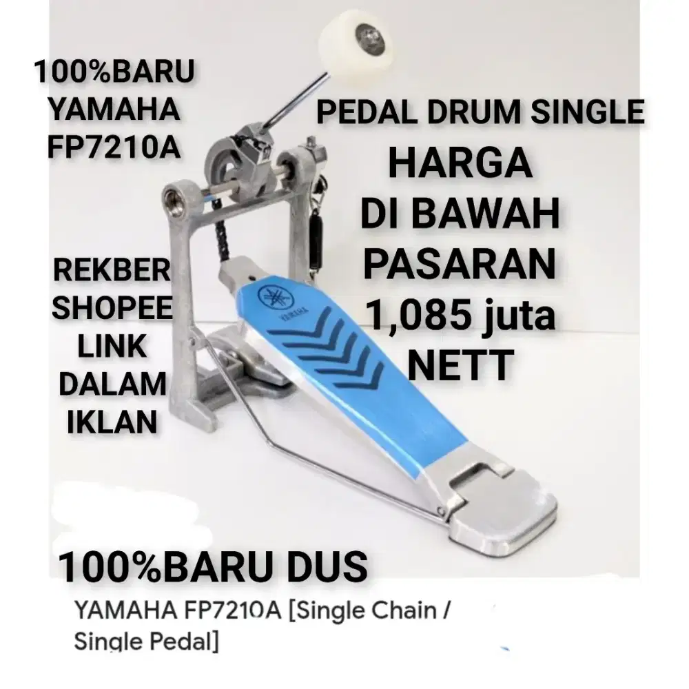 100%br TERMURAH DI SHOPE YAMAHA FP7210A PEDAL DRUM SINGLE