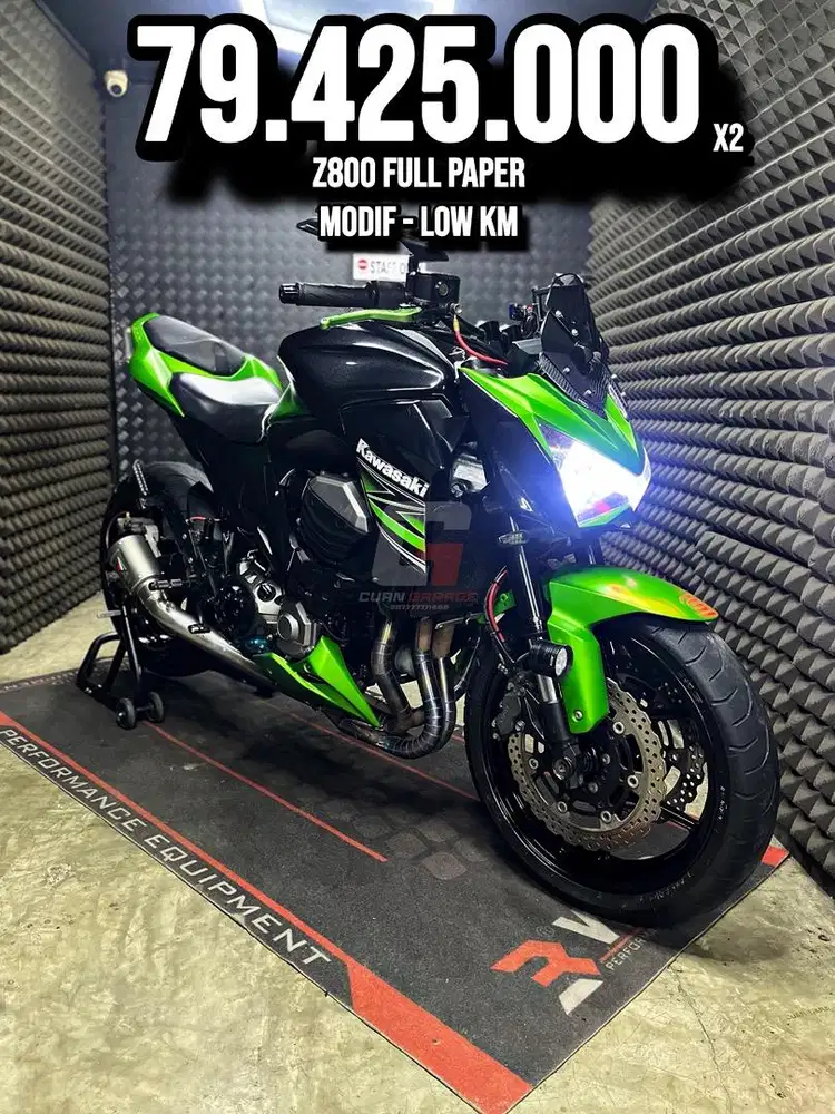Z800 OR Z 800 ABS 2013 MODIF LOW KM PAJAK ON RAWATAN SUPERB UNIT BRO