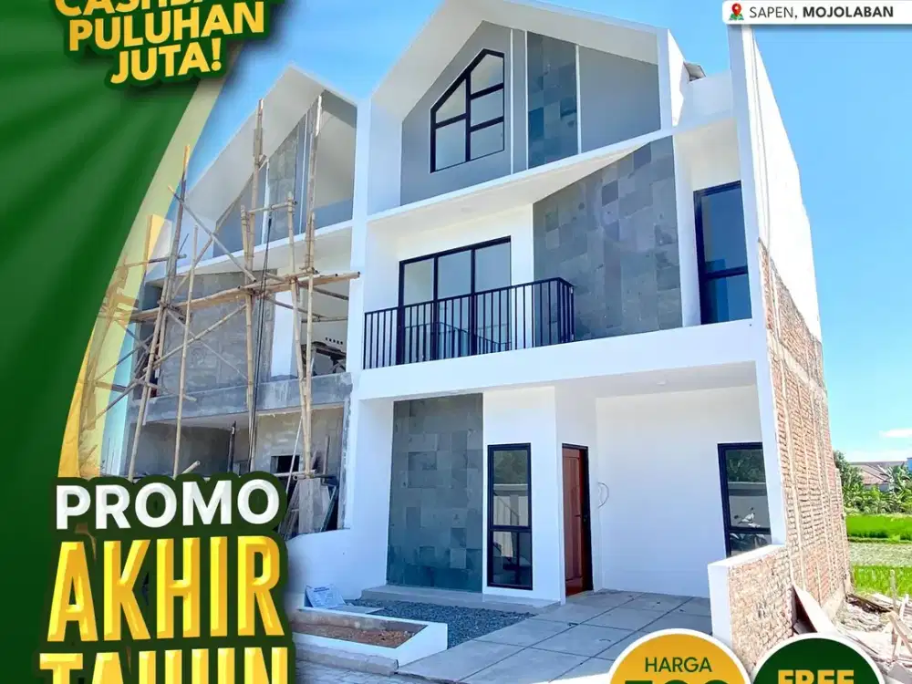 Rumah Idaman 2 Lantai Dekat Kampus UNS & Kota Solo