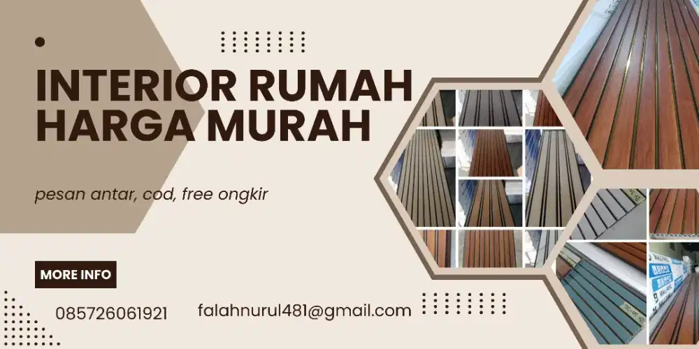 wallpanel 30cmx2,95 dinding