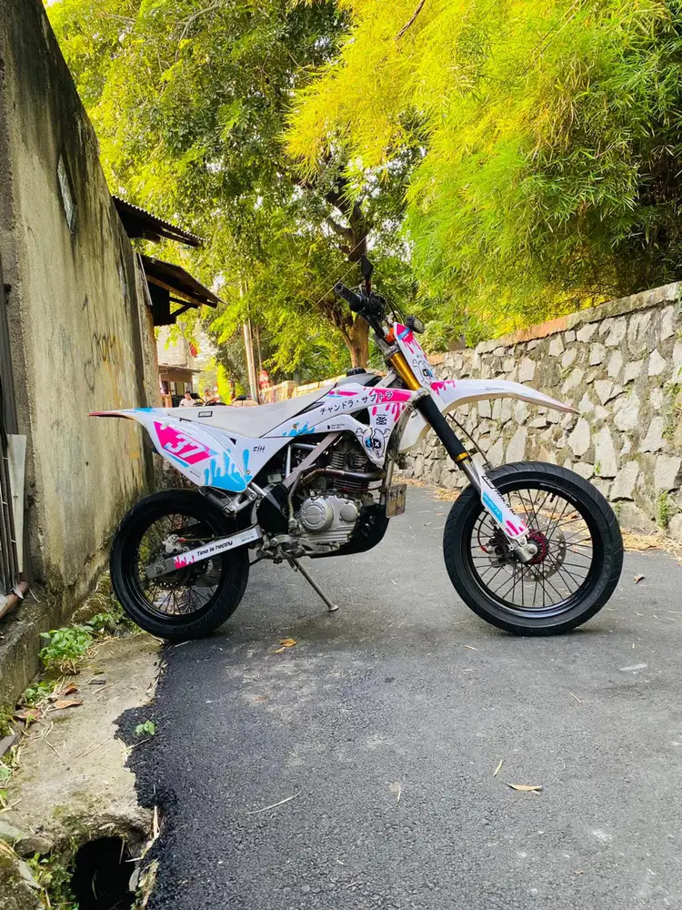 Kawasaki KLX BF 150cc Modif Supermoto Tahun 2021