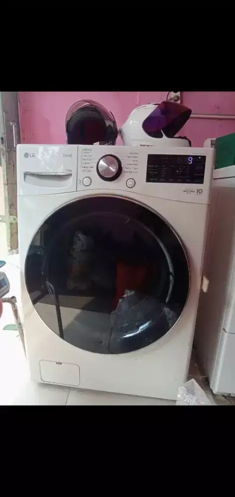Mesin cuci LG 15kg & Dryer speed Queen 15kg