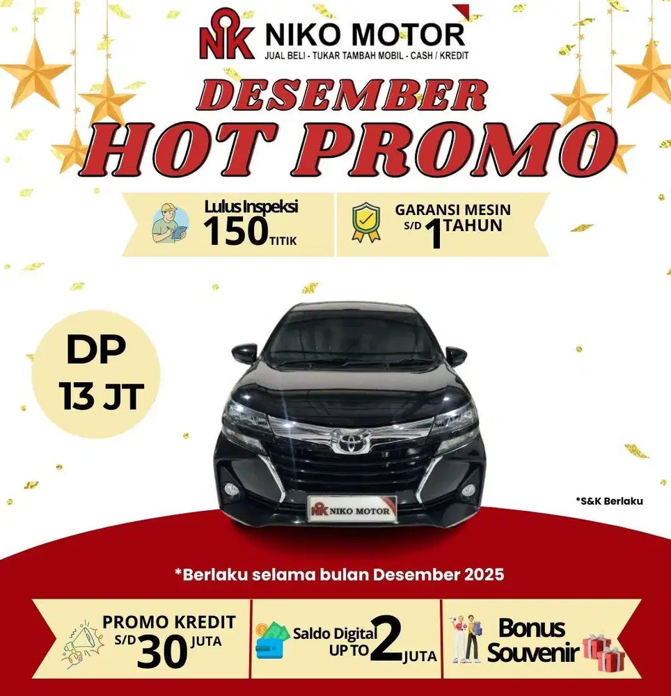 (ANTIK KM25RB) AVANZA 1.3 G 2021 MT :2020|2022