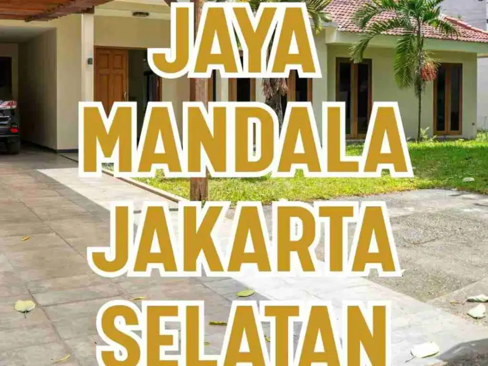 Jual Cepat Murah Rumah Siap Huni di Kawasan Elite Jl Jaya Mandala Menteng Dalam Tebet Jakarta Selatan