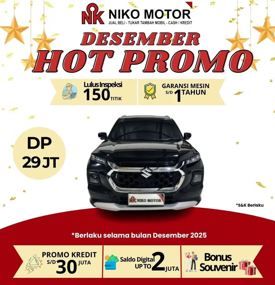 (ISTIMEWA) GRAND VITARA GX HYBRID PANORAMIC 2024 AT :2023|2025