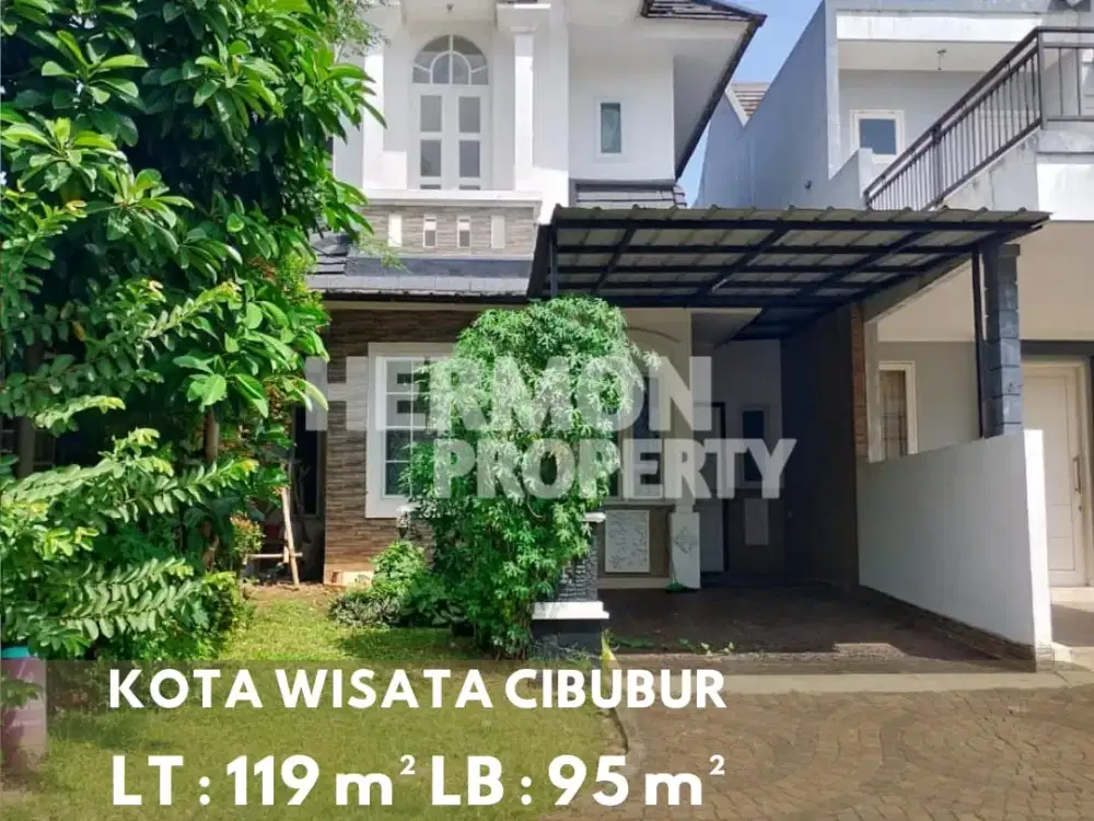 DIJUAL CEPAT Rumah 2 lantai Bagus & Cluster Favorit di Kota Wisata cibubur , Nego Menarik