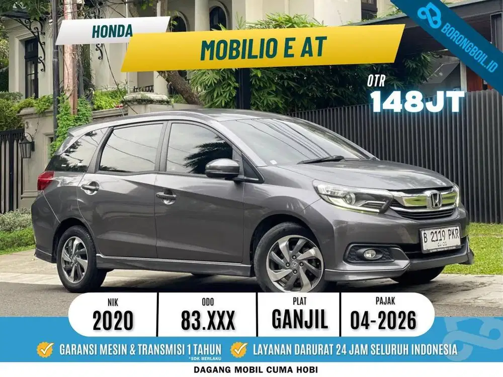 Honda Mobilio E AT 2020 Abu-abu Metalik
