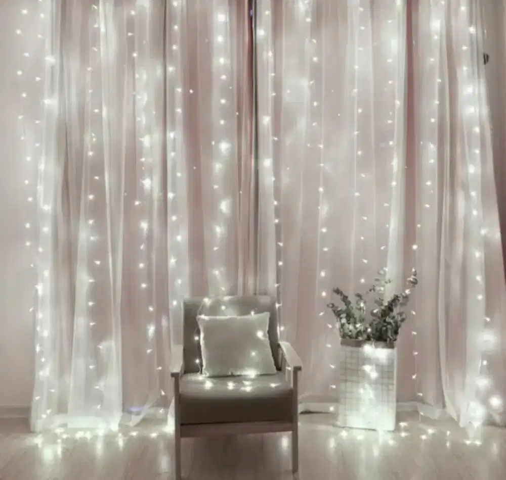 Lampu Tirai Panjang 3x3 Meter