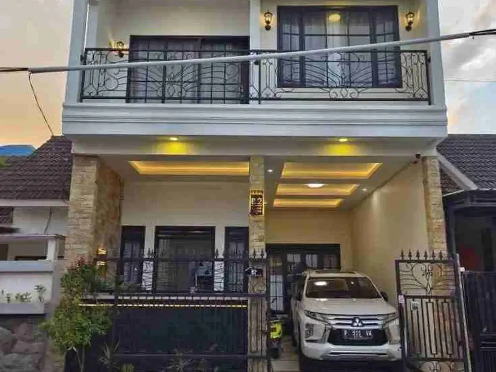 rumah 2 lt mewah harga murah bebas banjir di buah batu