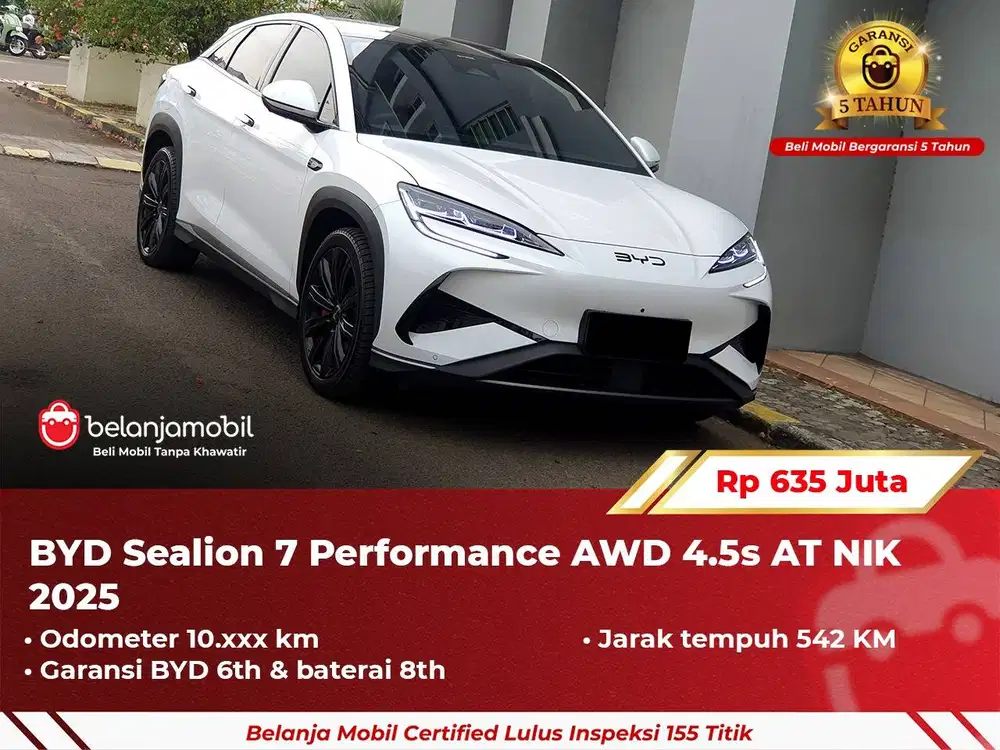 [ GARANSI 5TH ] BYD Sealion 7 Performance AWD 4.5s AT 2025 2024