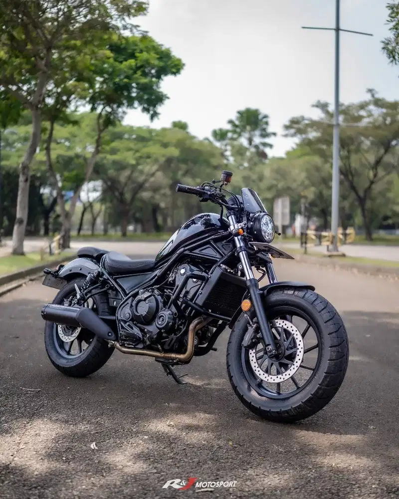 (Full Paper) Honda Rebel 500 Nik 2017 Knalpot Arrow  warna Hitam