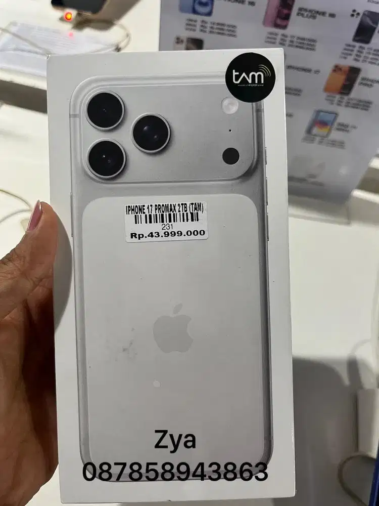 Iphone 17 pro max 2TB ATLANTIS DAHSYAT