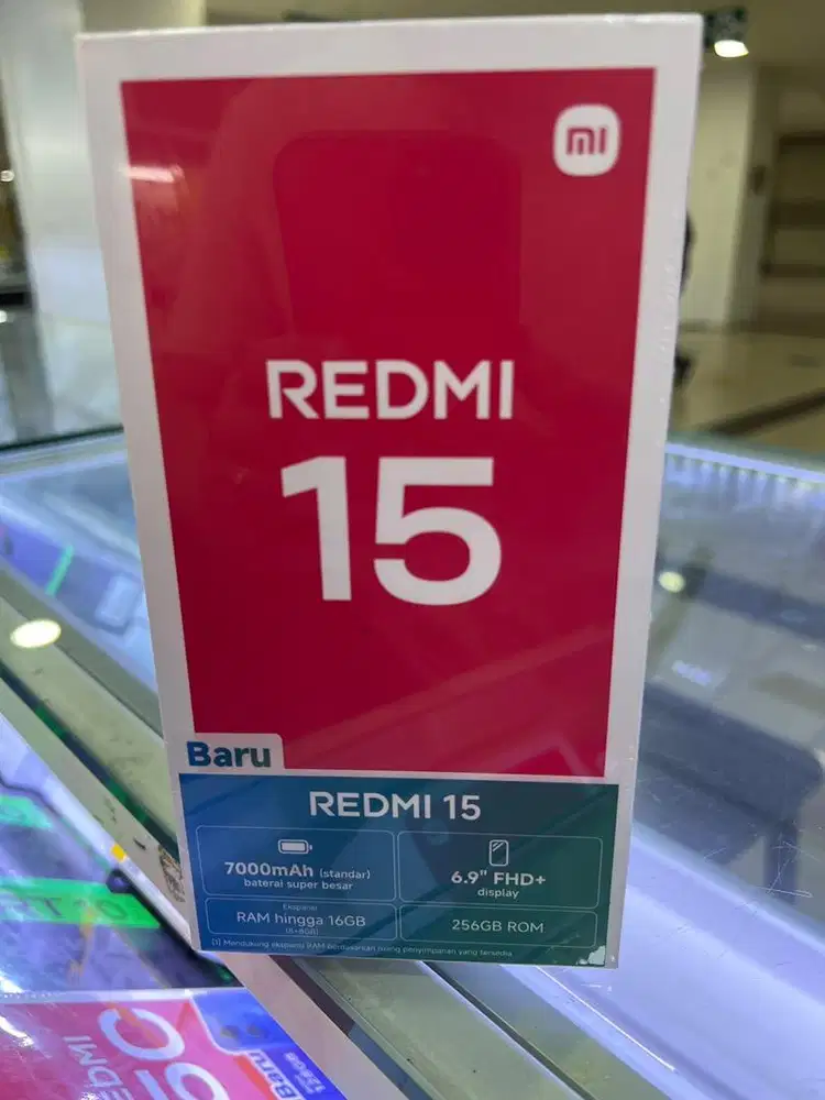 Redmi 15 NFC ram8/256gb new garansi resmi xiaomi tam ready