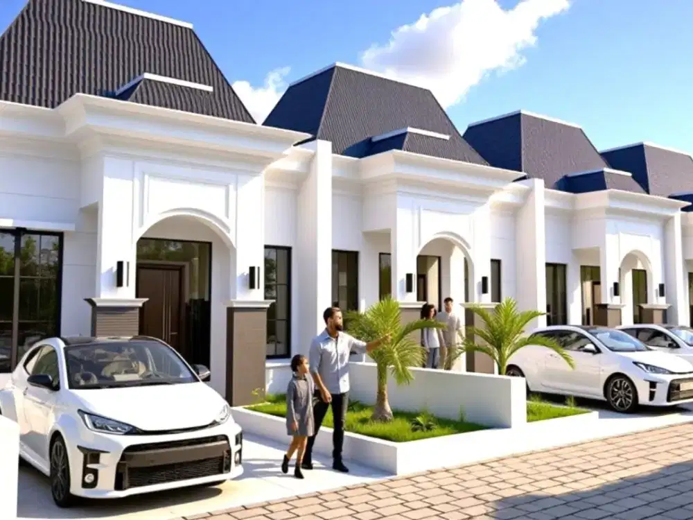 Hunian Desain Limasan Hanya 300 Jt-an di Jantung Sleman Utara