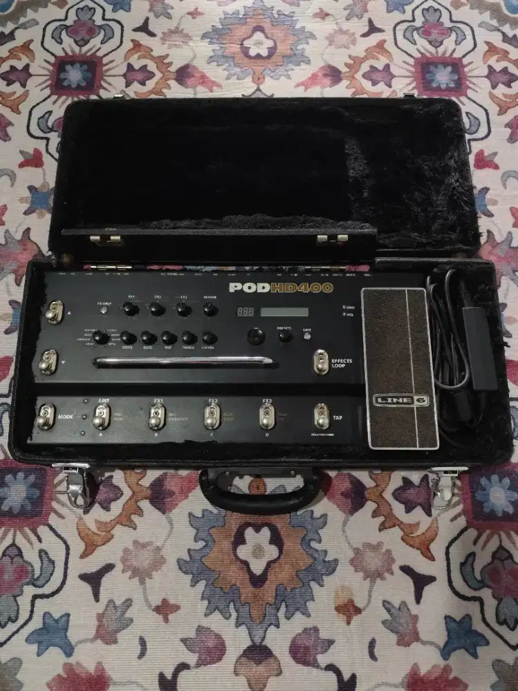 Efek Gitar Line 6 POD HD 400 / Guitar Effect / Efek Gitar / Line6 POD