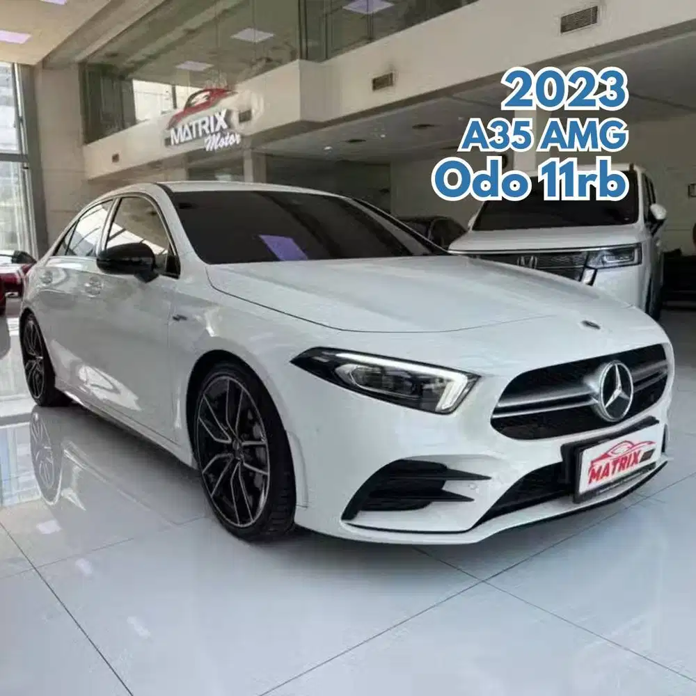 Mercedes Benz A35 AMG 4Matic 2023 White on Black Putih Mercy A 35