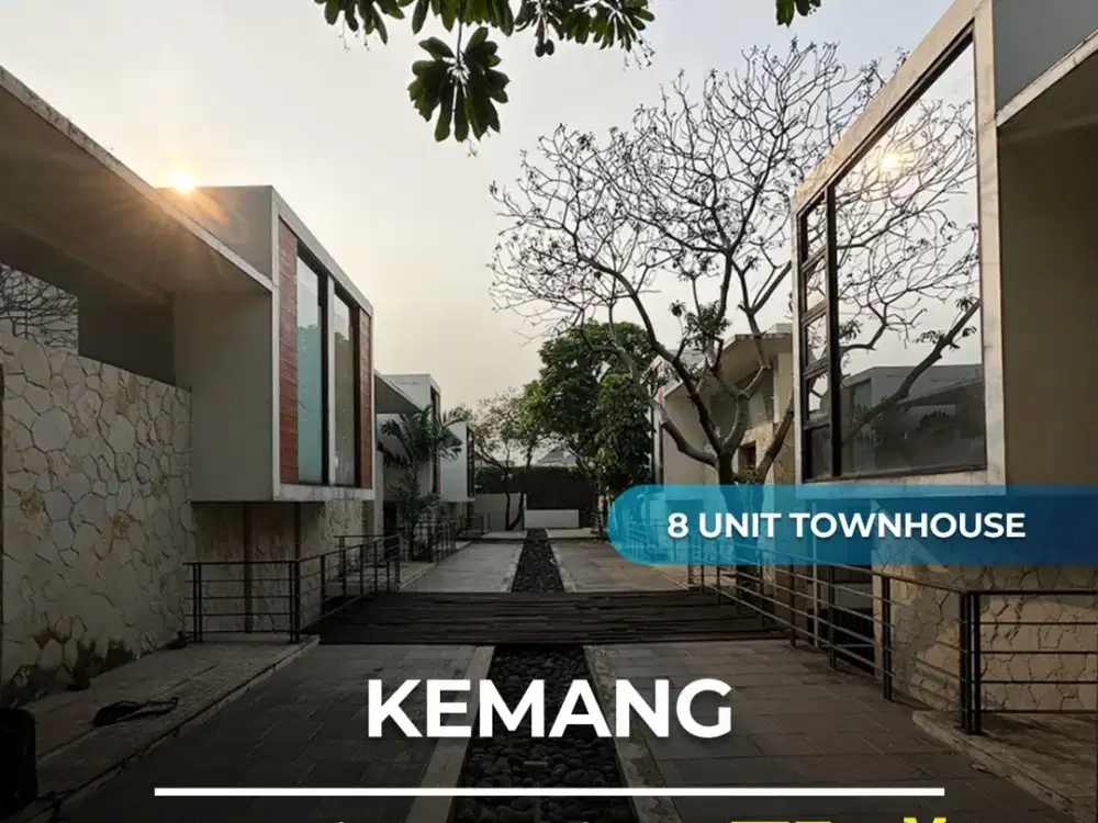 HARGA BAWAH NJOP DIJUAL RUMAH 8 UNIT TOWNHOUSE PREMIUM SIAP HUNI  DI KEMANG JAKARTA SELATAN