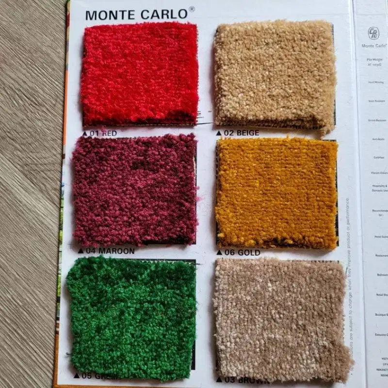 Karpet Roll Monte Carlo | Karpet Roll Lantai Bisokop,Hotel,Kantor