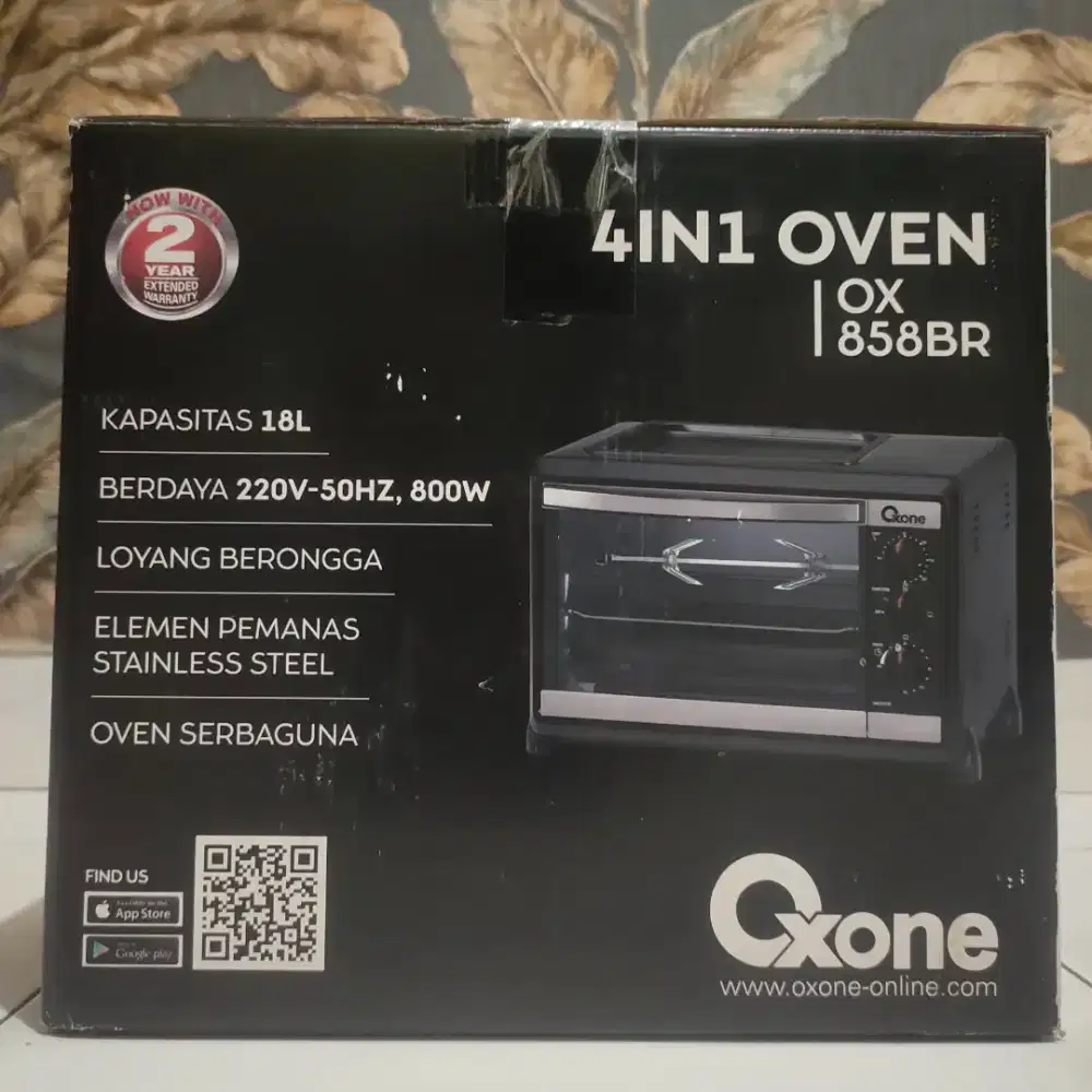 NEW OVEN OXONE 858BR 4IN1 KAPASITAS 18L