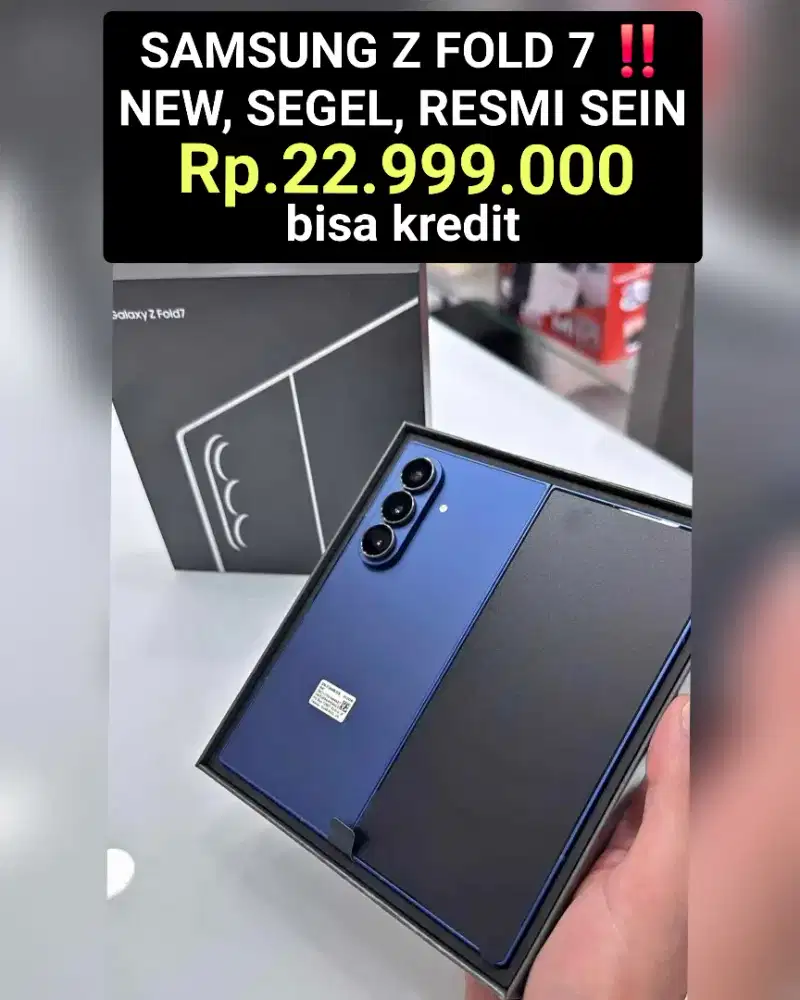 Rp.22.999. SAMSUNG Z FOLD 7 ‼️ NEW,SEGEL,RESMI SEIN‼️