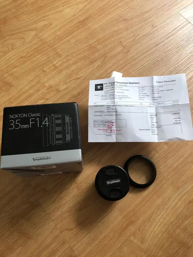 lensa voitglander 35 f1.4 mount sony