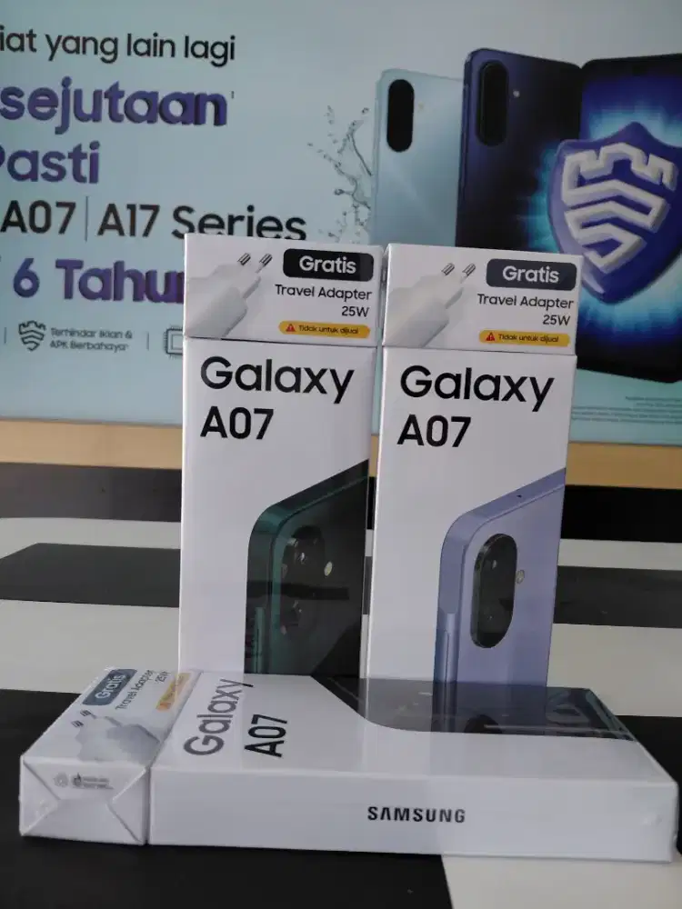NEW SAMSUNG A07 4/64 GARANSI RESMI