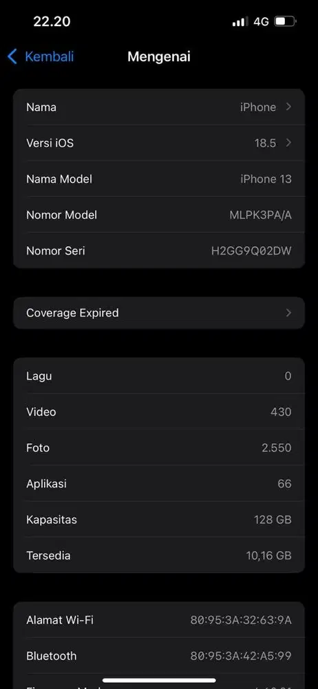 Jual Hp Iphone 13 128