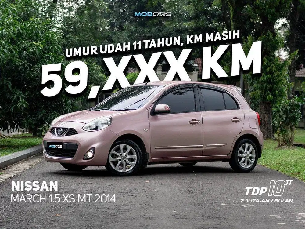 ANGSURAN 2JUTAAN!!! MARCH 1.5 XS MT 2014 MANUAL MOBCARS