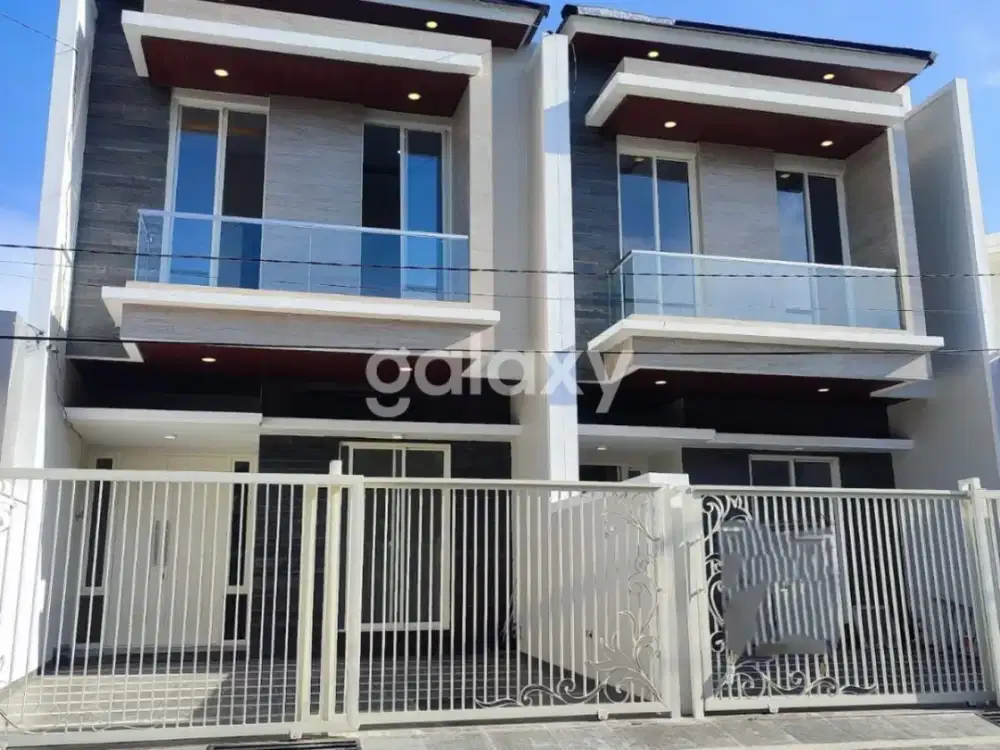 Rumah baru minimalis modern 2 lantai daerah Manyar kertoadi surabaya